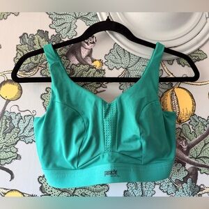 Panache Teal Green Endurance Wired Sports Bra, UK 32FF